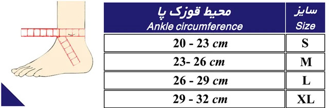 قوزک بند دو لایه